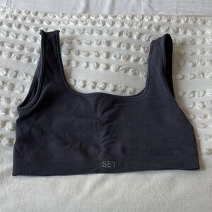 Set Active Square Neck Bra